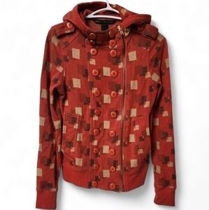 Marc Jacob abstract zip up jacket hoodie